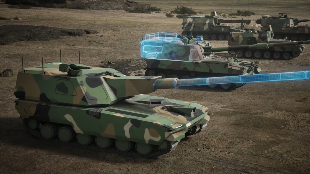 Južna Koreja predstavlja futurističku besposadnu haubicu