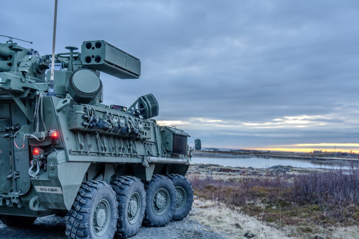 Novi američki sistem PVO Stg STOUT tokom vežbe u Norveškoj.