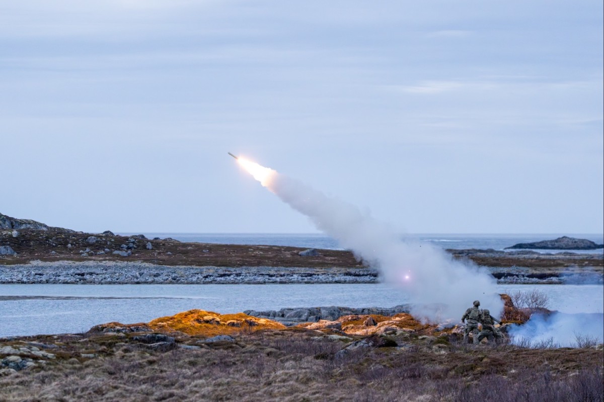 Lansiranje rakete iz prenosnog raketnog sistema PVO FIM-92 "Stinger" tokom vežbe u Norveškoj.