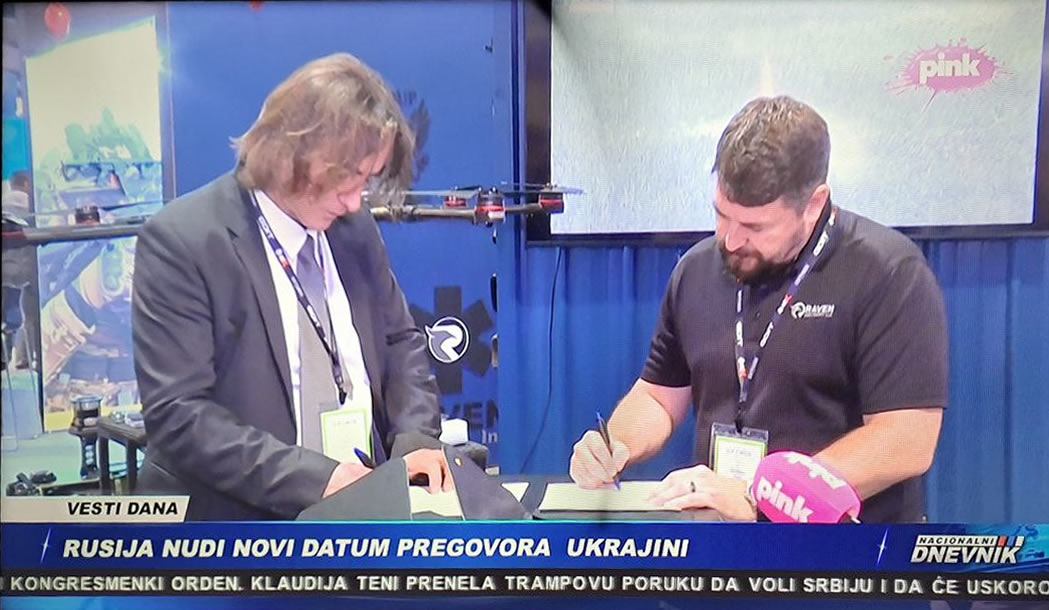 Potpisivanje predugovora u Tambi na Floridi, početkom maja 2025.