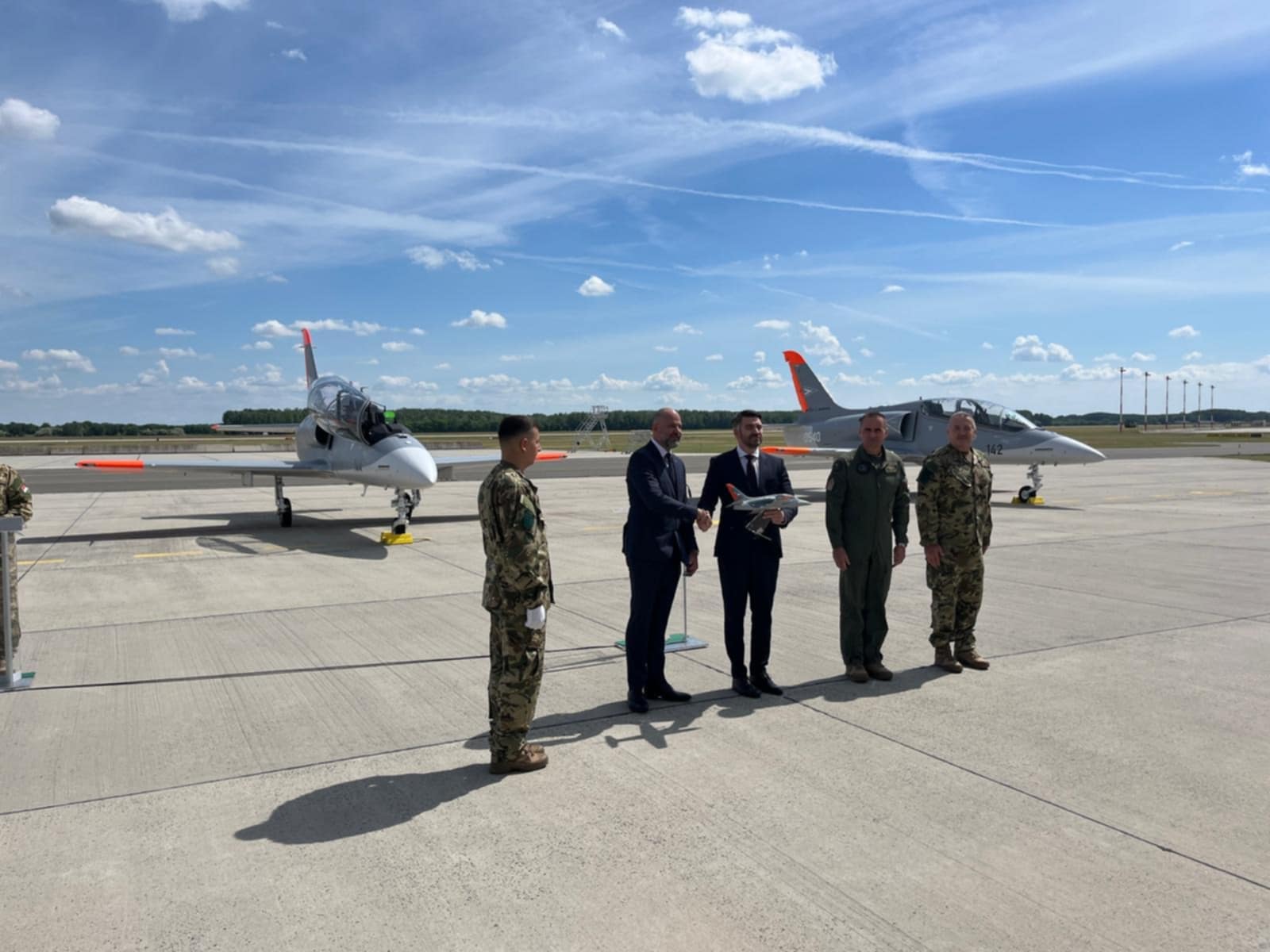 Avion L-39 Skajfoks mađarskog ratnog vazduhoplovstva. Maj 2025