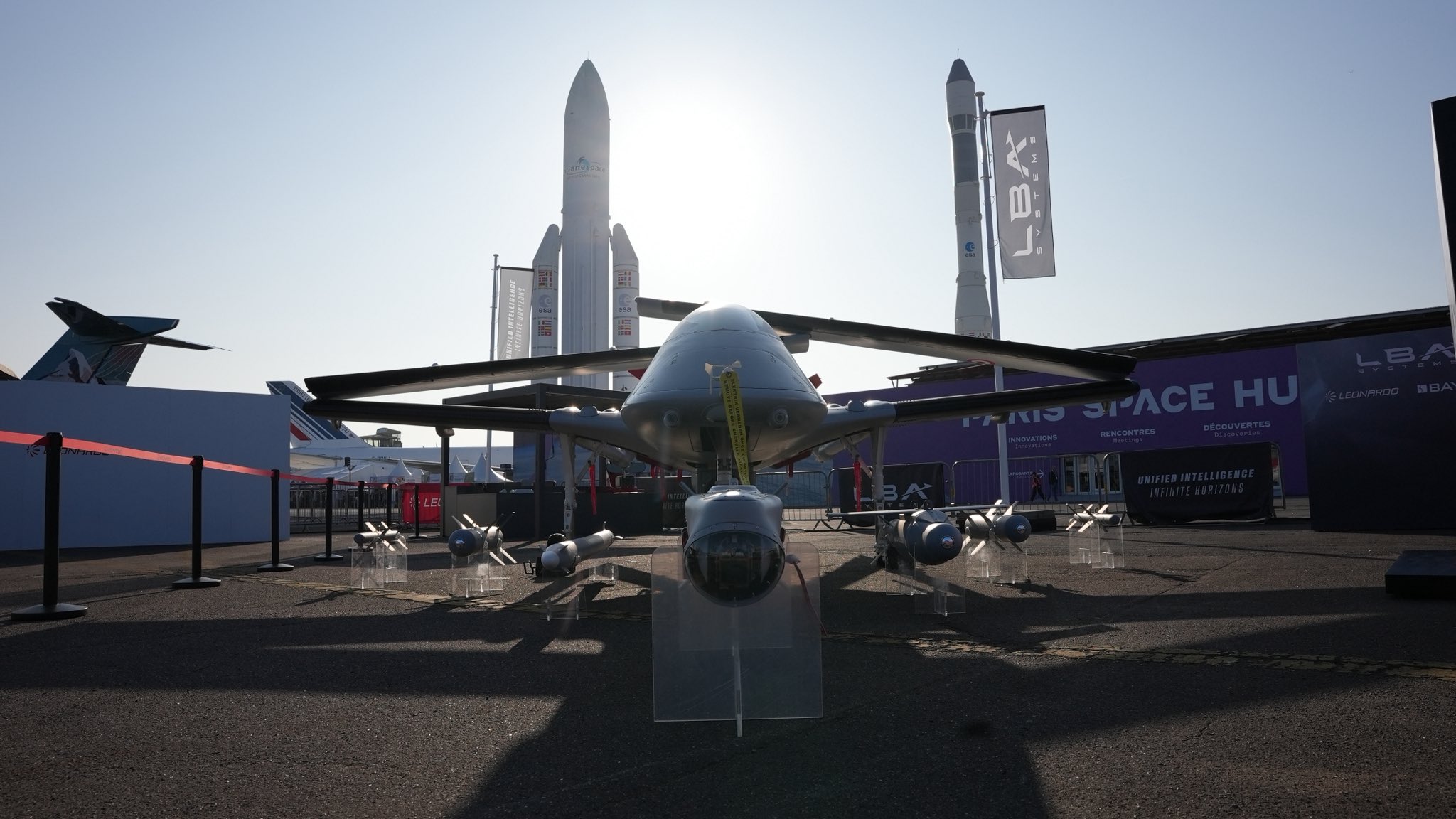 Bayraktar TB3 na aciosalonu u Le Burže 2025. Francuska.