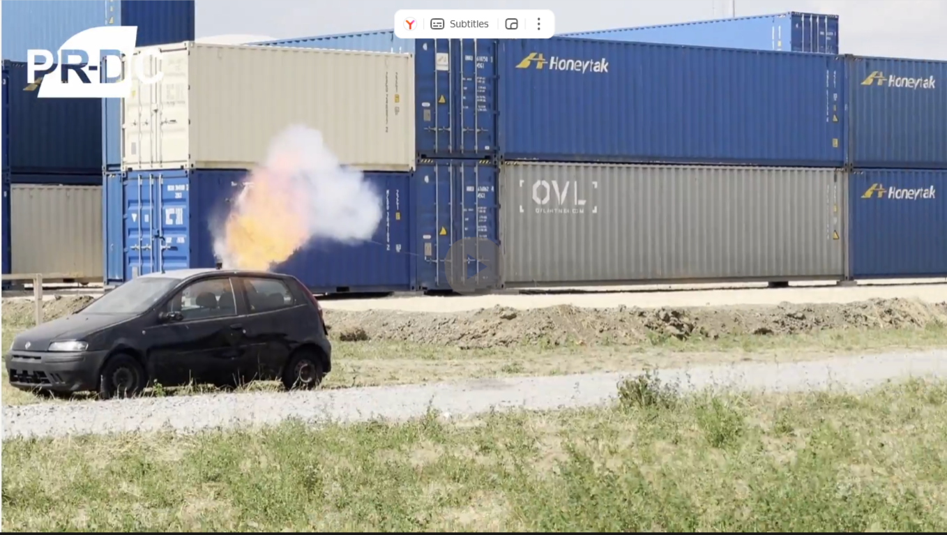 Daljinsko aktiviranje bojeve glave novog FPV drona kamikaze komapnije PR-DC.