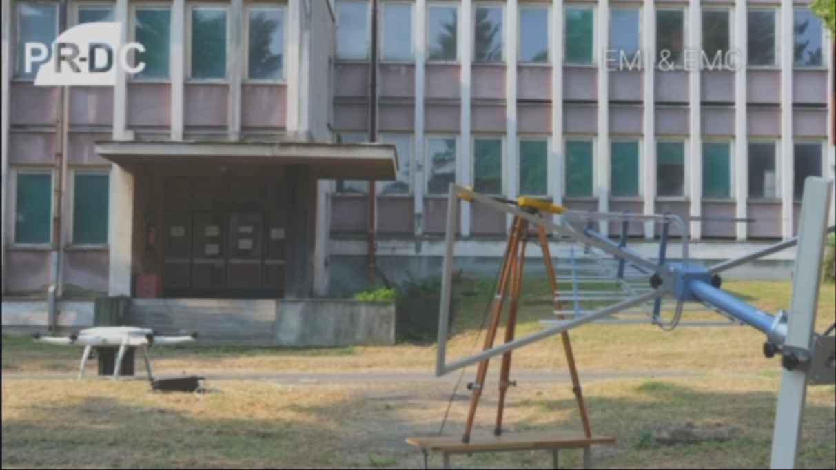 Snimak-ekrana na kome se vidi deo EMI i EMC testiranja obavljenih u krugu VTI