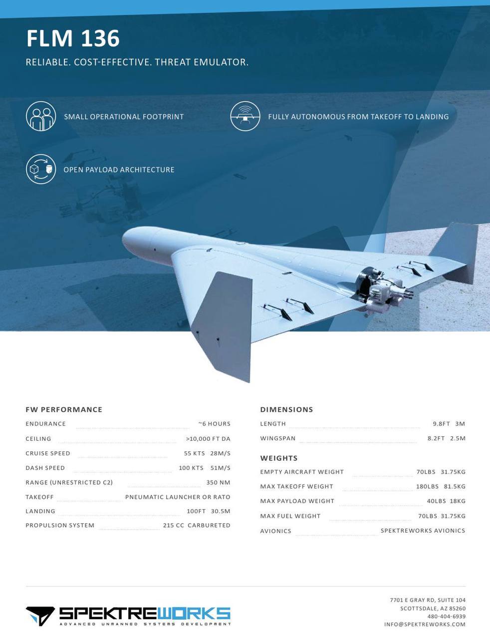 Taktičko-tehnički podaci novog američkog drona kamikaze