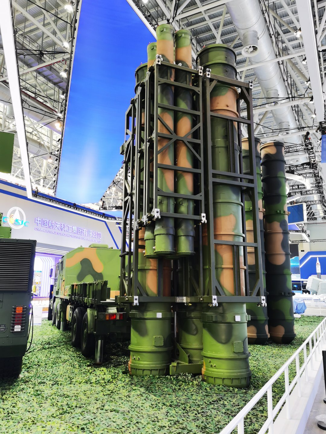 Sistem FK-3B snimljen tokom vazduhoplovne izložbe u Džuhaiju.