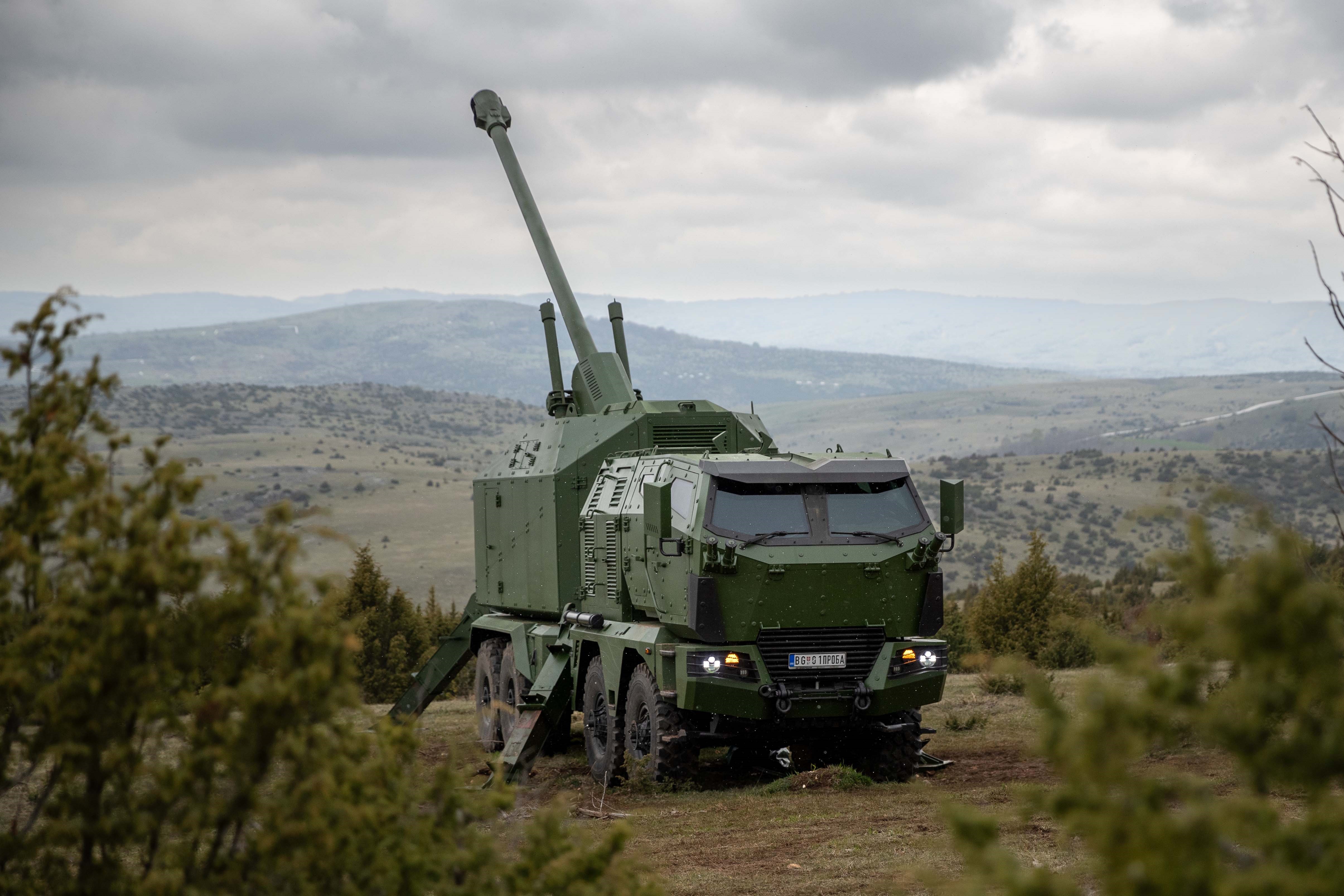 Samohodna top-haubica 155 mm NORA-NG „Perun“, foto: Ministarstvo odbrane