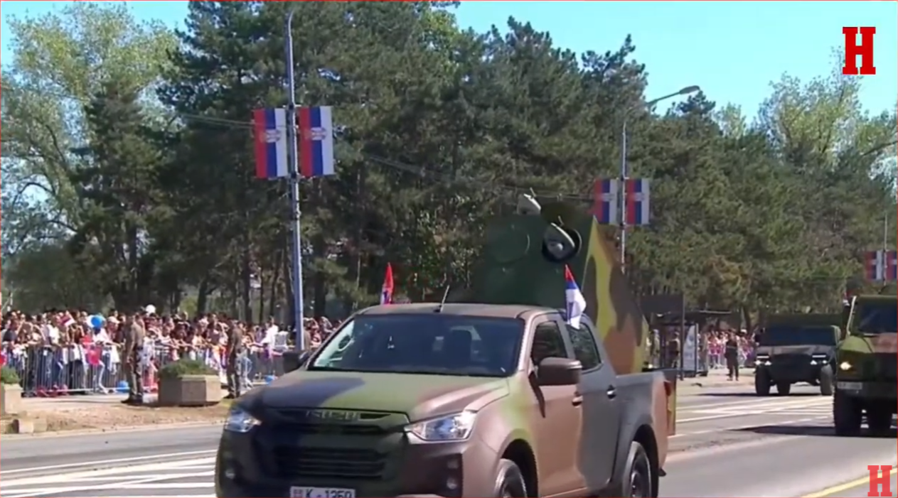 Kako drugi vide: Srbija predstavila sistem „Stršljen“ — loitering municija na lakom Isuzu nosaču