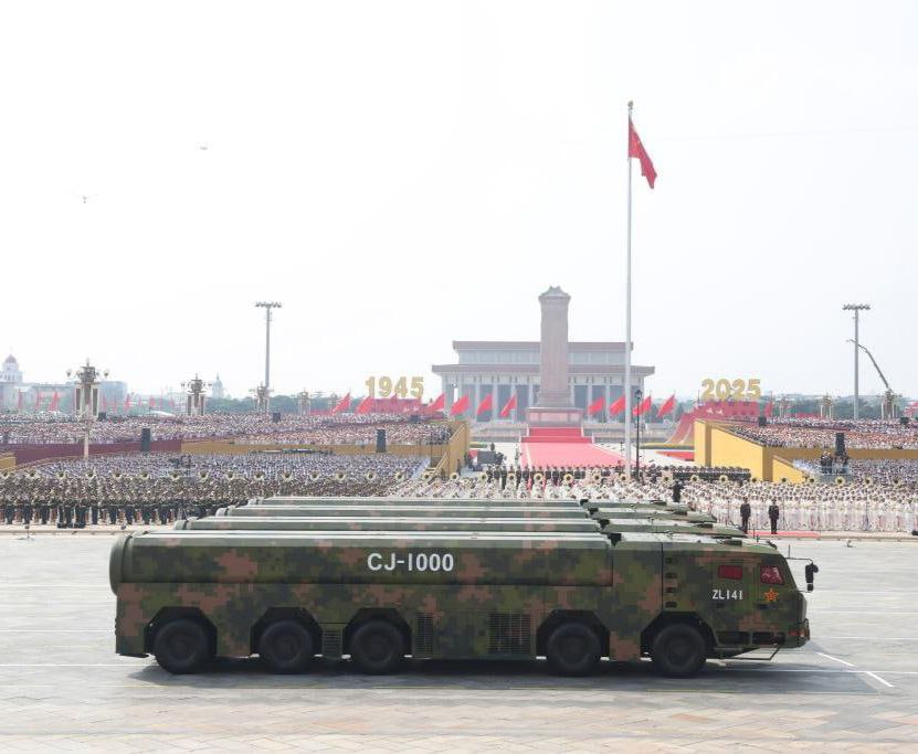 ⚡️Kina predstavila masovno proizvedene hipersonične rakete