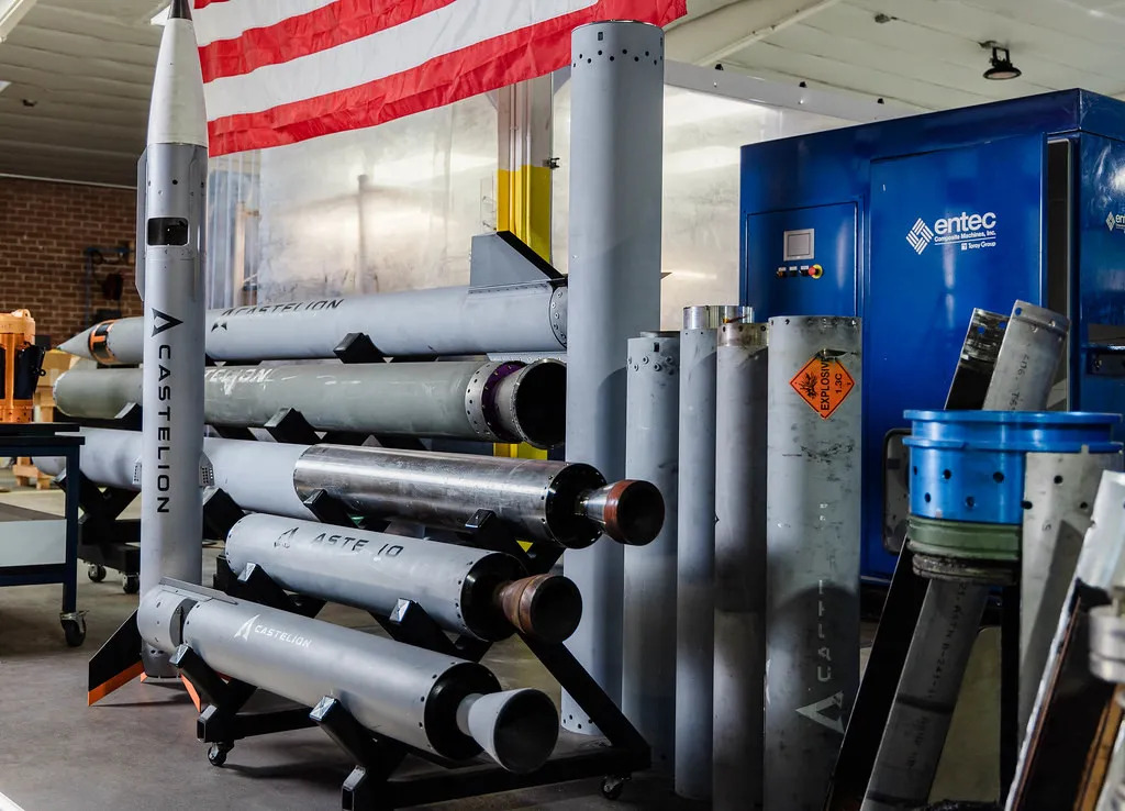 Test rakete Blackbeard kompanije Castelion