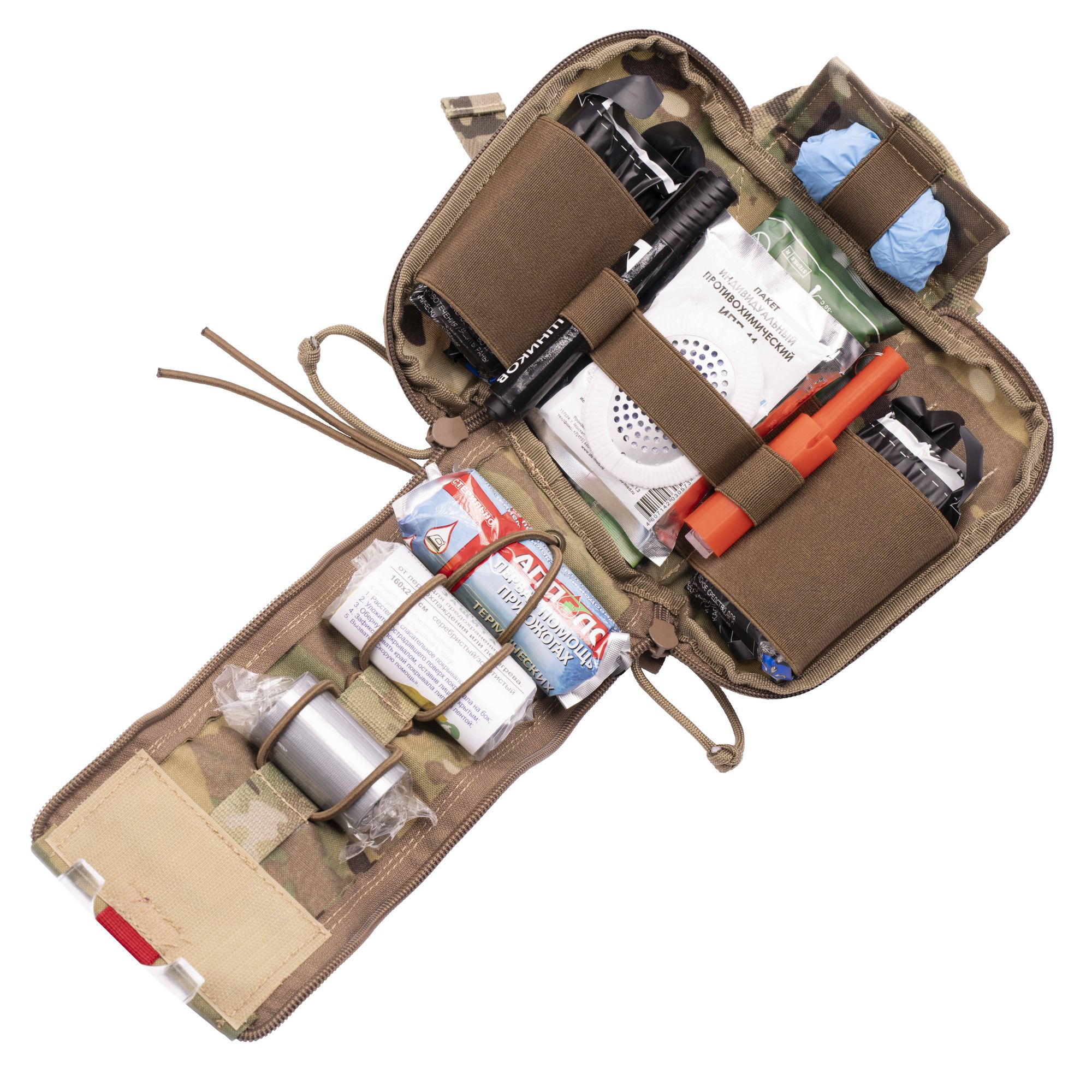 Sadržaj individualnog kompeta prve pomoći koncerna Kalašnjikov