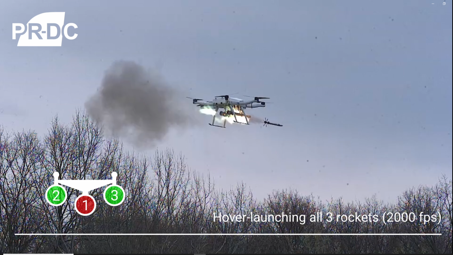 PR‑DC uspešno testirala dron IKA‑20-M naoružan raketama 57 mm