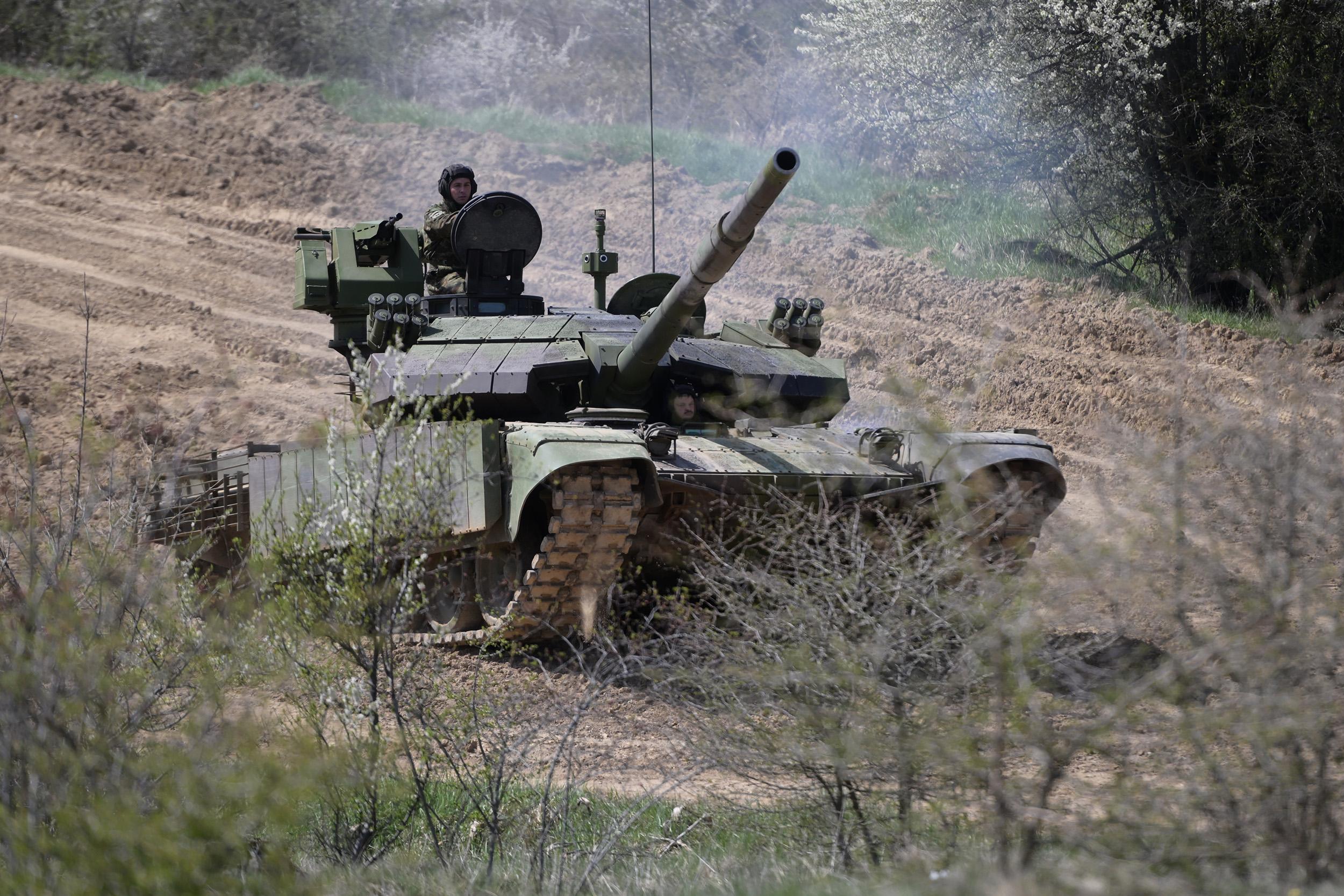 Borbena obuka na modernizovanim tenkovima