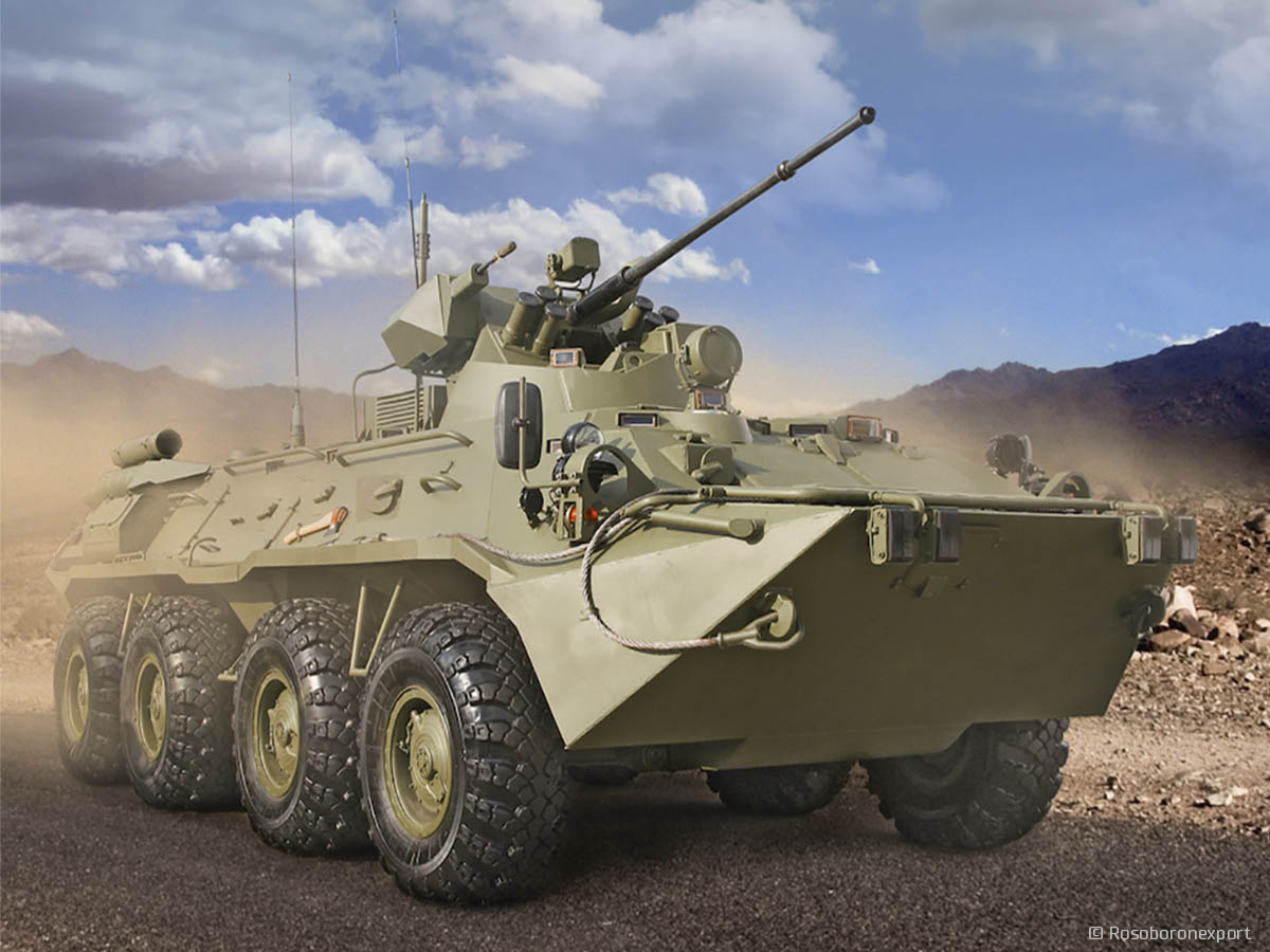 Još jedna ilustracija oklopnog transportera BTR-82A
