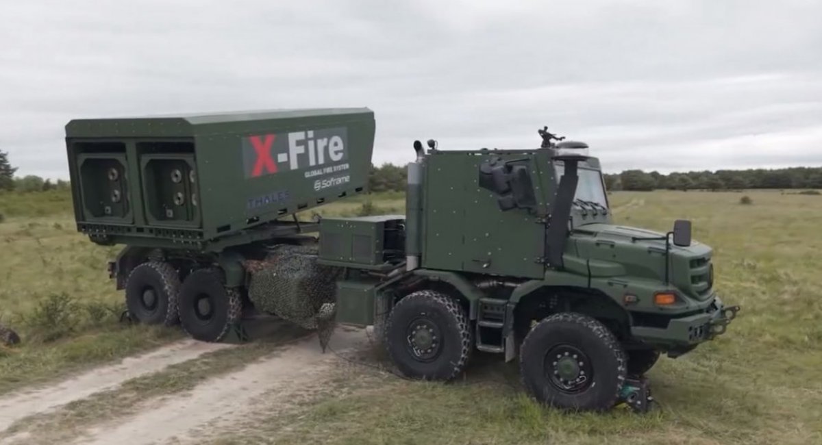 Lansirno vozilo MLRS X-Fire / Fotografija: Thales