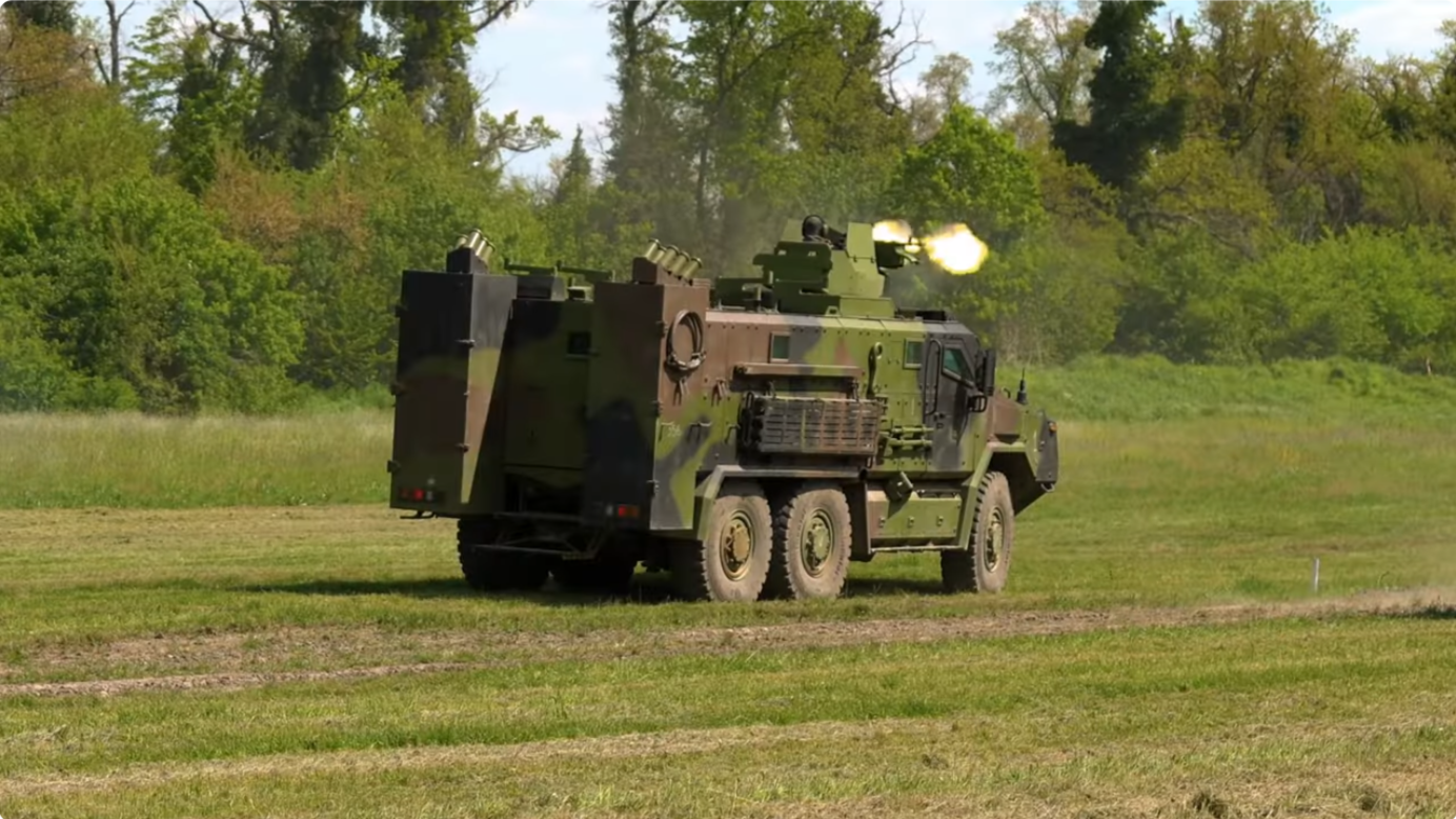 MRAP M21 Zastava Tervo tokom testiranja na poligonu u Nikincima / Fotografija (screenshot)