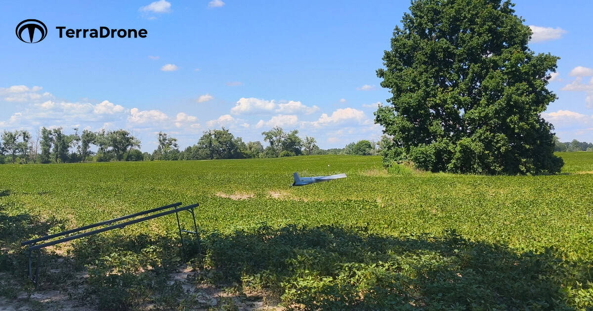 Dron presretač Terra-A2 tokom lansiranja sa prenosne rampe