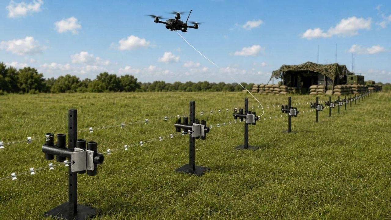 Ukrajinski KB „Logika“ predstavio prepreku „Čagarnik“ za borbu protiv FPV dronova na optičkom vlaknu
